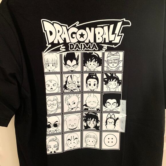 GU (Uniqlo) x Dragon Ball Daima Graphic T-shirt in Black - Picture 6 of 10